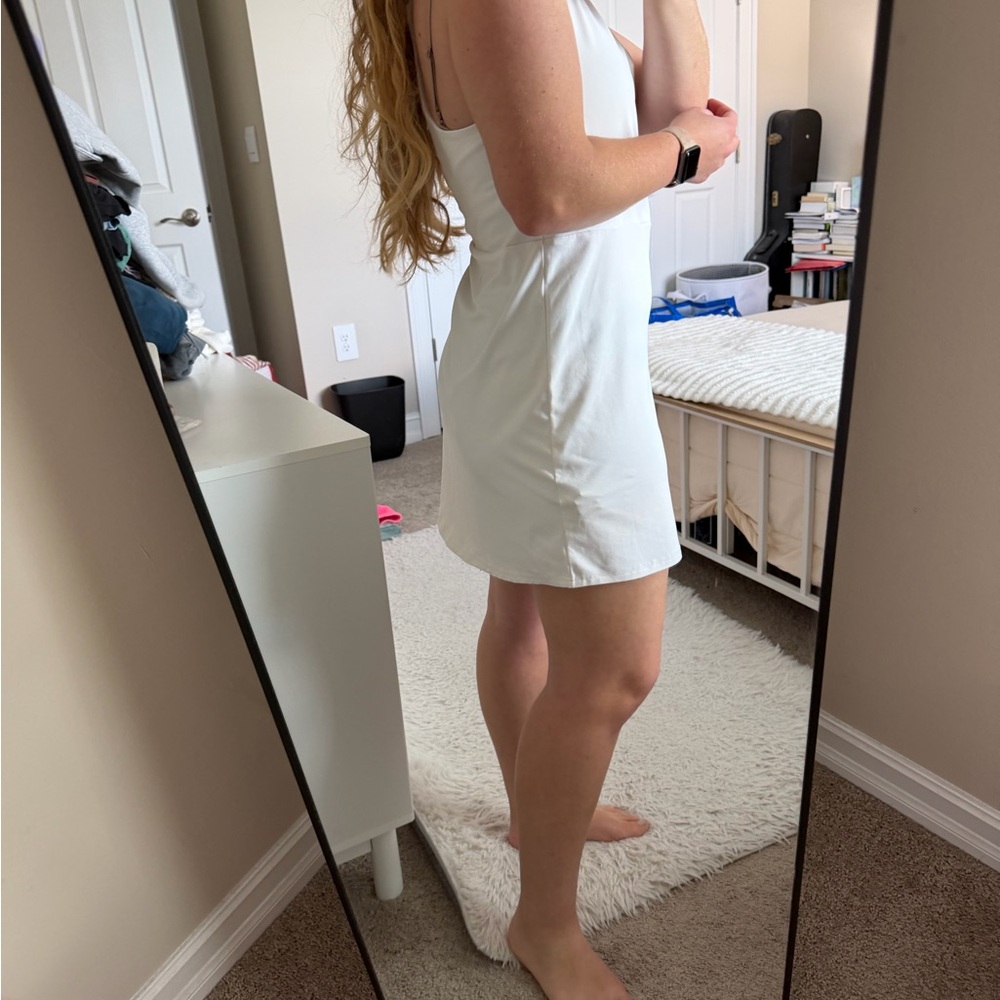 Fabletics White Athletic Dress - Picture 3 of 8